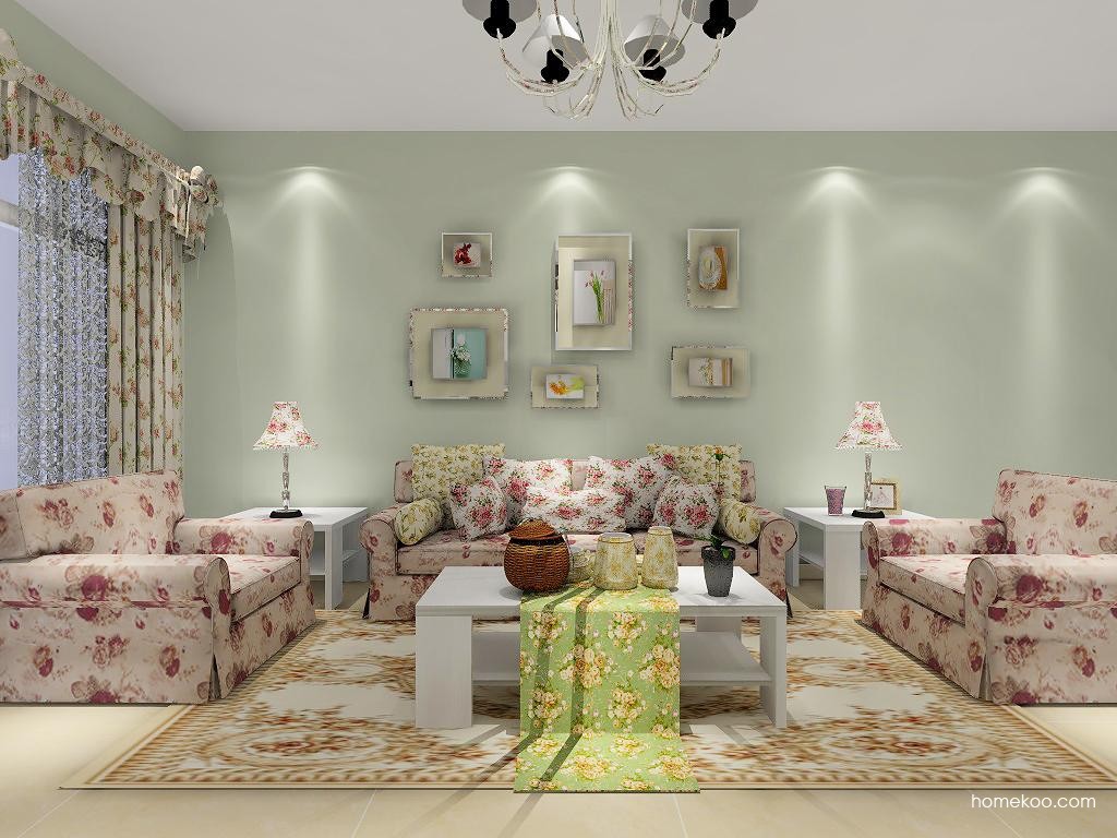 图_韩式田园家具效果图G7615_尚品宅配