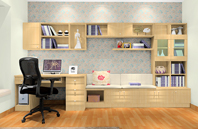 新鲜家居方案，东南简约美家（书房）