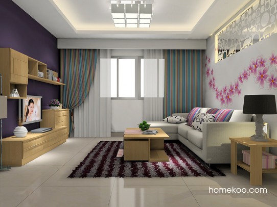 ÇåÐÂ×ÔÈ»¿ÍÌü²¼ÒÕË«ÈËÉ³·¢Ð§¹ûÍ¼