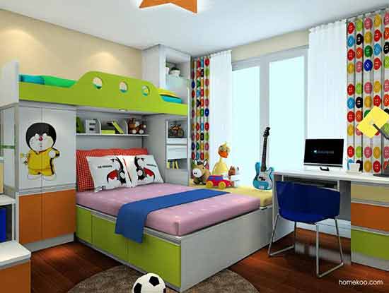 Á½ÕÅ´²¶ùÍ¯·¿×°ÐÞÉè¼Æ£¬Ò»¸ö³äÂúÍ¯È¤µÄ¼Ò