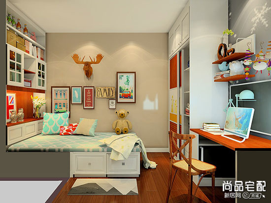 小型卧室儿童房榻榻米装修效果图大全