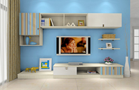 蓝天虹彩客厅设计效果图