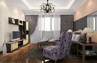 素雅的新中式家居风格 客厅