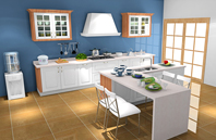 2018新开放式厨房装修效果图