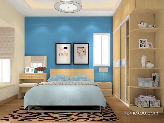 北美枫情卧房A15729