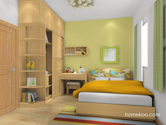 北美枫情卧房A16316