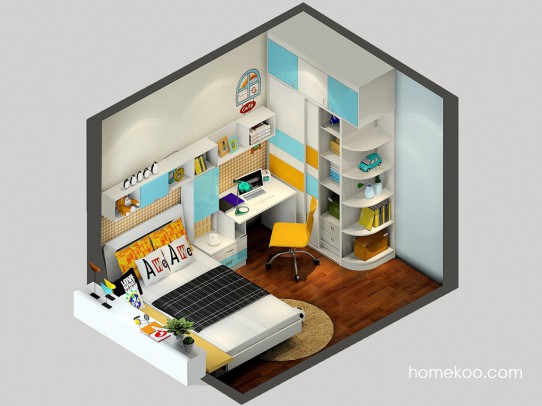 柏俪兹系列青少年房B18634