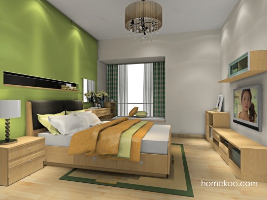 北美枫情卧房A18862