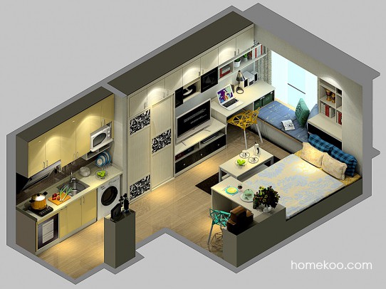 米兰剪影单身公寓22065