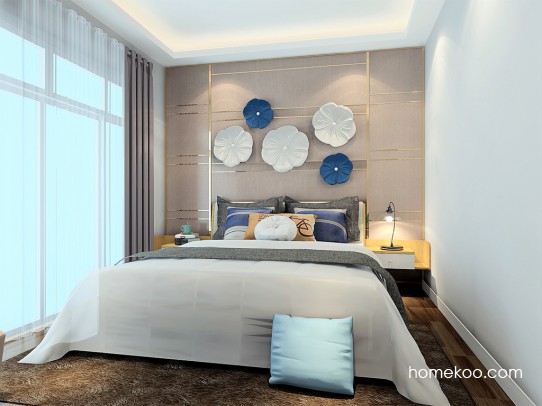 北美枫情卧房A24366