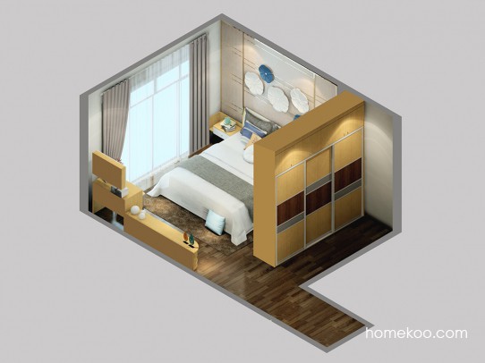 北美枫情卧房A24366