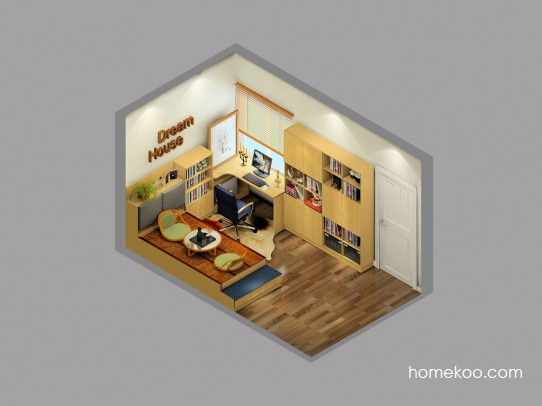 北美枫情卧房A24371