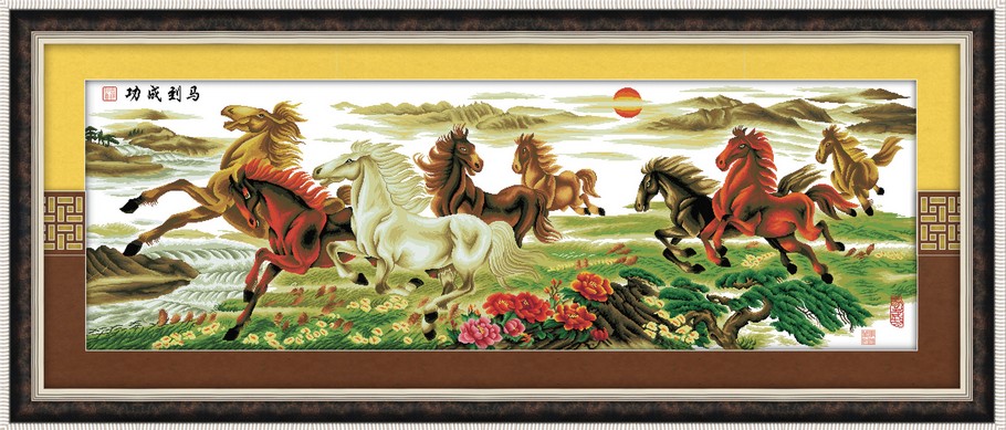 全新款的客厅十字绣图案大全