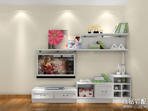 小客厅电视背景墙 一种时尚美感