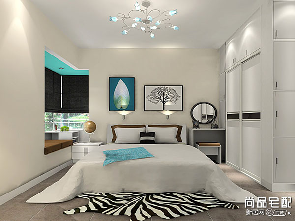 现代简约风格家具颜色 装饰单一协调