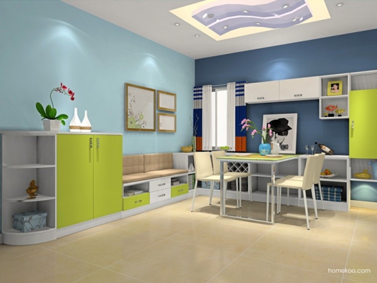 家庭餐厅的色彩搭配原则是什么