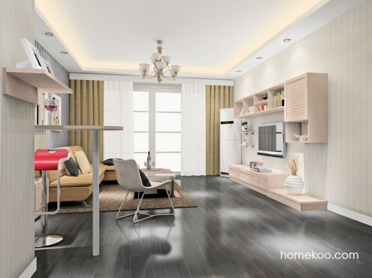 温馨而不失浪漫2017流行客厅装修