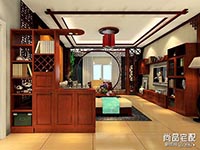 2016中式客厅装修效果图欣赏