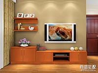 客厅实木电视柜装修效果图