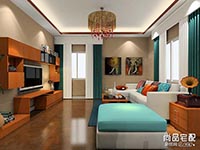 2016简中式客厅装修效果图 简中式装修效果图