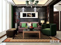 简欧别墅客厅效果图