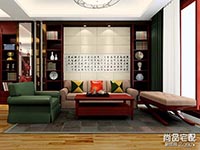 新中式客厅装修效果图欣赏