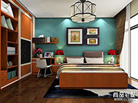 卧室窗帘效果图大全2016图片