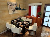 现代简约客厅吊灯效果图