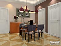 现代风格餐厅背景墙效果图