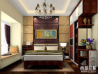 卧室小飘窗窗帘图片  卧室飘窗窗帘效果图