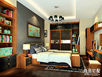 卧室书柜设计图大全2016