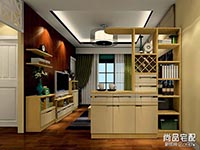 2016餐厅酒柜吧台效果图