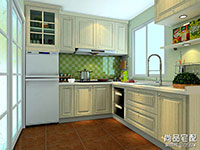 小型厨房整体橱柜图片