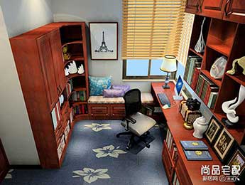 书房红木书桌图片