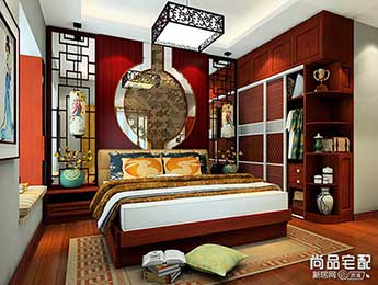 卧室实木床图片大全