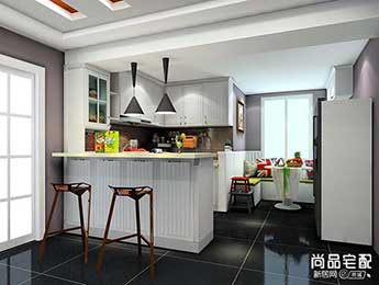开放式厨房吧台图片大全