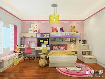 儿童房样板间效果图