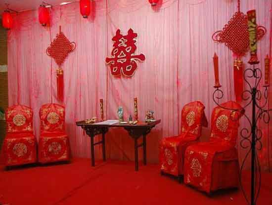 结婚当天习俗