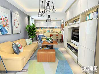 客厅现代吊灯设计搭配效果图