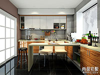 欧式开放式厨房吧台怎么设计比较好？
