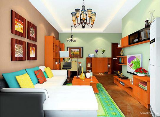 东南亚客厅装修风格效果图