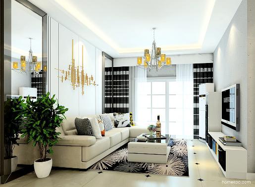 田园电视墙设计风格