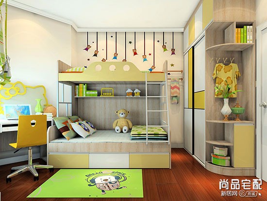 小面积儿童房间装修效果图