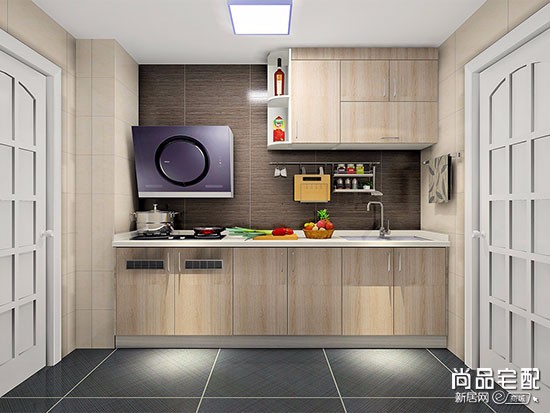 红色的厨房装修