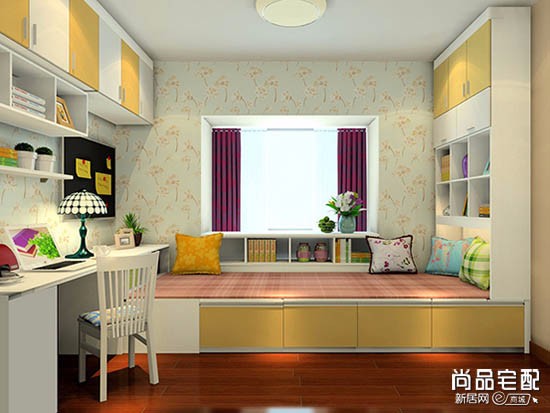 美式榻榻米床装修效果图 美式榻榻米床装修效果图