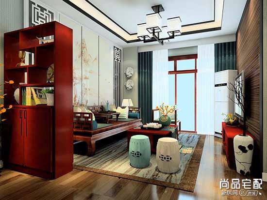中式博古架隔断