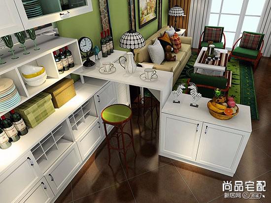 客厅与餐厅酒柜隔断