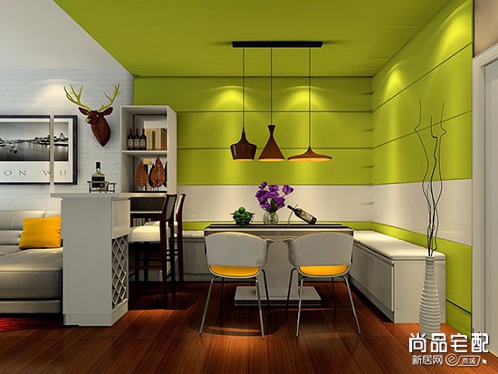 客厅与餐厅酒柜隔断