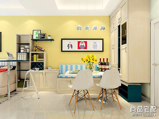 客厅与餐厅酒柜隔断