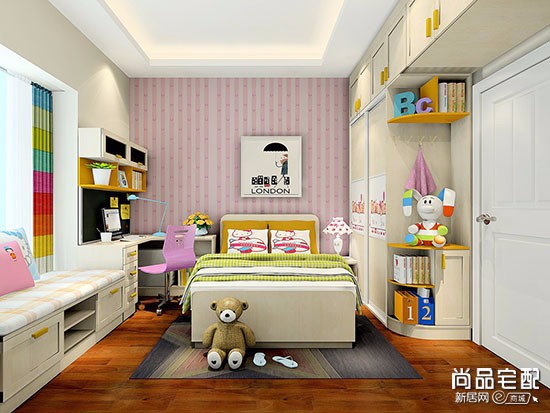 液体壁纸儿童房效果图